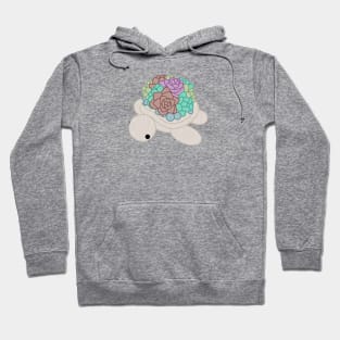 Brown Succulent Turtle Hoodie